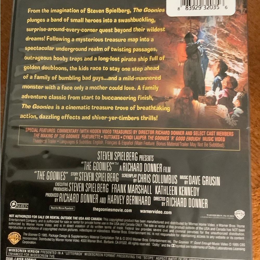 🦋 DVD: GOONIES - Picture 2 of 3